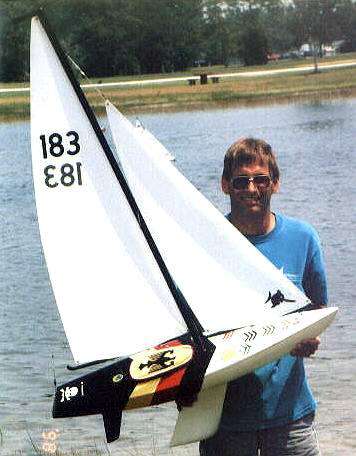 radio controlled soling sailboat